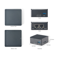 Módulo Ethernet NanoPi R76S OpenWrt RK3576 Octa-Core Mini Router SBC Placa de Desarrollo con Doble Ethernet Gigabit de 2.5G