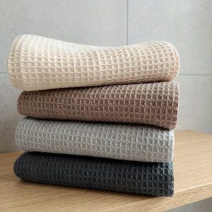 Juego de Paños de Cocina de Primera Calidad, 100% Algodón, Diseño Waffle Honeycomb, Estampados, Lisos, a Rayas, Tejido Golf, Reutilizables, de Mejor Calidad, Comprimidos - Product Image 2