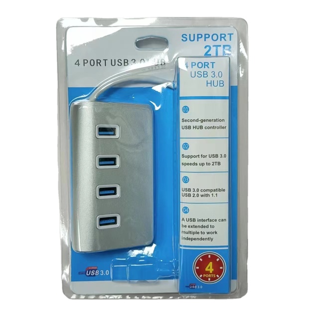 Factory Sold Aluminum Alloy USB 3.0 4PORT HUB