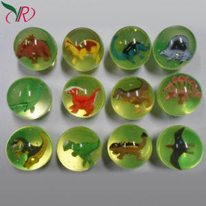 Palla rimbalzante di gomma dura trasparente su ordinazione 60 mm di promozione della fabbrica all'ingrosso della nuova fabbrica - Product Image 3