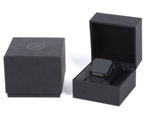 Professional supplier smart watch packaging box paper watch packing box custom logo black watch box luxury