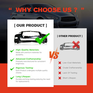 Q50 bumpers giá rẻ tự động phụ kiện xe cơ thể kit điều kiện mới phía trước lưới tản nhiệt và cản - Product Image 5