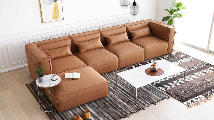 Custom Oversized Large Upholstered Cube Modernseating - Main Image