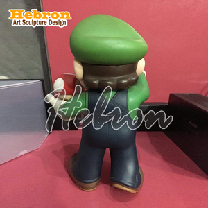 Escultura Personalizada de <span class=keywords><strong>Mario</strong></span> Bros en Fibra de Vidrio, Figura de Dibujos Animados, Estatua de Resina de <span class=keywords><strong>Mario</strong></span> y Luigi - Product Image 6