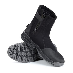 Vente en gros de chaussures d'eau en néoprène de 5mm chaussons de plongée antidérapants chauds bottes de plongée à pataugeoire de pêche durables à semelle épaisse avec fermeture éclair - Product Image 2
