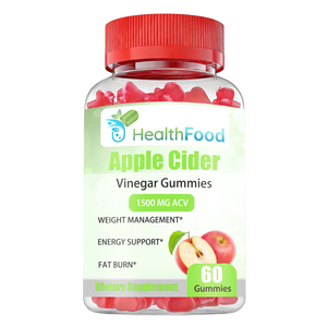 Gomitas de Vinagre de Sidra de Manzana de Alta Calidad con Raíz de Remolacha, Apoya la Función Metabólica, Suplemento Dietético - Product Image 1