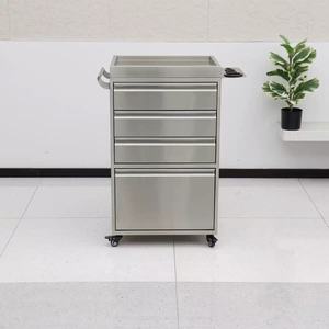 Fuying Stainless Steel Salon <b>Tool</b> Cabinet with 5 Drawers Salon Trolley 4-Wheel Beauty Salon Furniture - Product Image 3