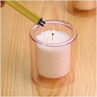 10oz 11oz 12oz couleur personnalisée vases à bougies vides bocal à bougie en verre à double paroi bougeoirs en verre borosilicaté pour les mariages