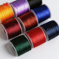 Cordon LONGJIE Ligne 6 pour Nœuds Chinois, Matériel de Tressage Fait Main DIY, Corde en Nylon Soie Coréenne Teinte 24 Couleurs, Vente en Gros Fabricant