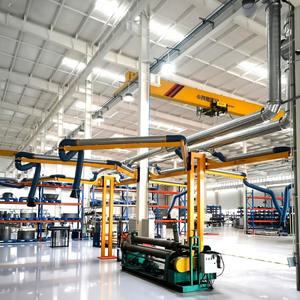 Bras d'extraction de fumée flexible robuste Oujing 5m avec fonction de maintien stable pour soudeuse - Product Image 1