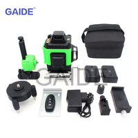 Niveau laser vert portable 4D à 16 lignes