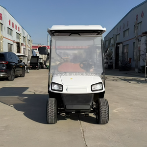 Voiture de <span class=keywords><strong>golf</strong></span> électrique à <span class=keywords><strong>4</strong></span> places avec moteur AC 72V 5kW, contrôleur CVT et grande garde au sol pour la chasse - Product Image 3