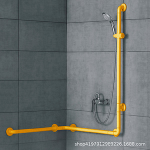 Barres d'appui Baiyurui pour salle de bain, acier inoxydable brossé, capacité de charge 150 kg, design moderne et simple pour la sécurité et le soutien - Product Image 1