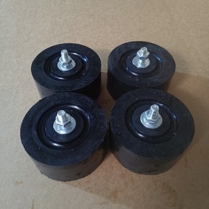Almohadillas amortiguadoras de vibraciones para unidades exteriores de fabricante, 69 mm, redondas, de caucho natural, para aire acondicionado - Product Image 1