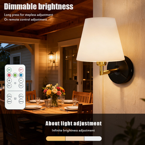 2026 Nieuwe Draadloze Oplaadbare Wandlamp met Oplaadcase, Set van 2, Draagbare LED Wandlampen, Verwijderbare Batterij, Binnenverlichting - Product Image 5