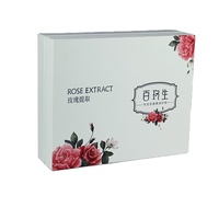 Boîtes cadeaux en carton personnalisées avec couvercle et plateau, motif rose et impression offset, fabriquées sur mesure à Shenzhen pour la production sur mesure