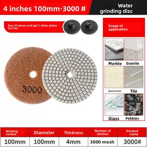 Haute qualité Hotsale 4 pouces tampons de polissage granit meulage disque de polissage résine Bond tampons de polissage - Product Image 6