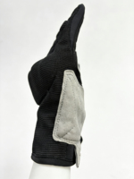 Gants de motocross en cuir premium - Équipement de motard à doigts entièrement couverts avec protection en fibre de carbone et fonction tactile