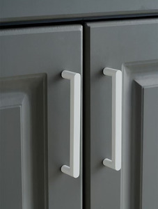 Poignées de meubles en laiton massif blanc pour armoires de cuisine, poignées de porte de placard et boutons de tiroir - Offre Spéciale - Product Image 4