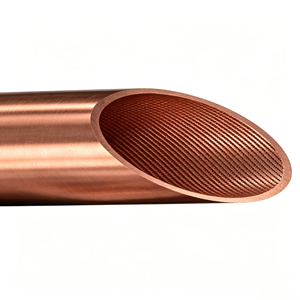 <span class=keywords><strong>Tube</strong></span> en cuivre à angle hélicoïdal de 18 degrés, à rainures internes, épais, pour climatiseur et réfrigérateur - Product Image 2