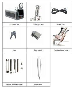 co2 laser fractional <b>stretch</b> mark removal <b>machine</b> 10600nm fractional CO2 laser <b>Machine</b> Used for Beauty salons and clinics 60W - Product Image 6