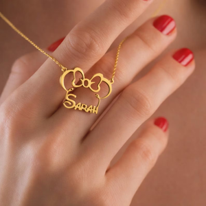 Collar con Colgante <span class=keywords><strong>de</strong></span> Letra <span class=keywords><strong>de</strong></span> Dibujos Animados Personalizado <span class=keywords><strong>para</strong></span> <span class=keywords><strong>Mujer</strong></span>, Cadenas <span class=keywords><strong>de</strong></span> Acero Inoxidable, Joyerí<span class=keywords><strong>a</strong></span> <span class=keywords><strong>de</strong></span> Diseño, Collar con Nombre - Product Image 1