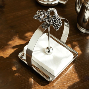 Boîte à mouchoirs carrée <span class=keywords><strong>en</strong></span> acier inoxydable de style europé<span class=keywords><strong>en</strong></span>, faite à la main, pour une décoration de bureau hautement esthétique, idéale pour les bars - Product Image 6