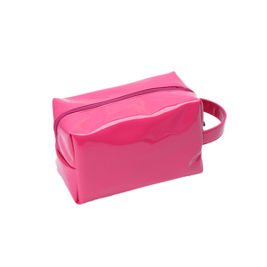 2024 Hot Bán Da PU Du Lịch Trang Điểm Túi Thêu Biểu Tượng Tùy Chỉnh Mỹ Phẩm Pouch Công Suất Lớn Vệ Sinh Cá Nhân Make Up Túi - Product Image 6