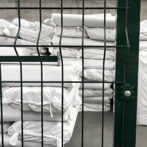 מודרני 3d חוט מתכת רשת גן גדר 3D משולש כיפוף מגולוון חיצוני גדר מחוטים קישוטי חצר מרותכת חצרות - Product Image 5