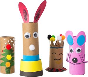 Thick Cardboard <strong>Tubes</strong> for Crafts 1.57 <strong>X</strong> 3.9 Inches Round Paper <strong>Tube</strong> for Arts and Crafts White 30 Pack Craft Rolls - Product Image 6