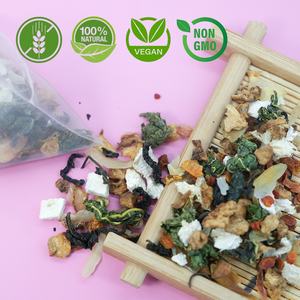 Tisane biologique végétalienne aromatisée Chinaherbs pour l'équilibre de l'acide urique et le soulagement des douleurs articulaires, sachets de thé sans gluten - Product Image 6