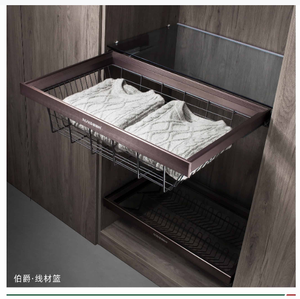 Organisateur glissé pour vêtements multifonctions, en forme de tiroir, accessoire pour armoire, placard de cuisine, cuisine, maison - Product Image 4