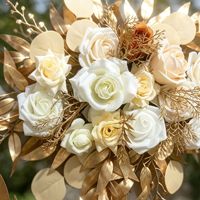 Fleurs artificielles pour mariage, décoration de mariage, panneau de bienvenue, décoration d'arche, fleurs de mariage