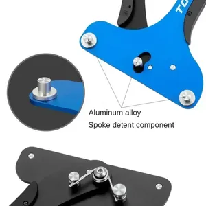 Medidor de Tensión de Radios para Bicicletas de Montaña y Carretera, Herramienta de Reparación y Corrección de Radios de Aluminio para Ciclismo / Aluminio - Product Image 3