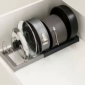 Nouvel Organisateur de Couvercles de Casseroles pour Porte d'Armoire, Support Mural pour Couvercles de Pots, Organisateur de Couvercles de Casseroles, Support de Couvercles de Pots Chauds à Emporter, Ensemble de Supports pour Couvercles et Tasses - Product Image 4