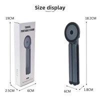 Support de téléphone de bureau universel magnétique en alliage d'aluminium - Support portable multifonctionnel pour téléphones, tablettes, ordinateurs portables