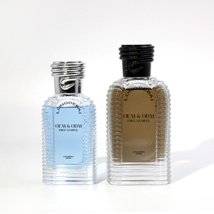 LONGDEBAI - Nueva Llegada, Botella de Perfume de Vidrio Transparente, Plana, Irregular, Vacía, de 30 ml, 50 ml, 100 ml, con Tapa de Serpiente - Product Image 2