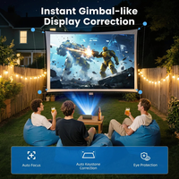 Projecteur intelligent LED L10, vente directe d'usine, Android 14, résolution 1920x1080 dpi, mise au point automatique, prise en charge 4K, projecteur portable d'extérieur