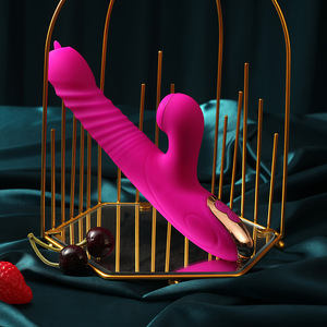 Saugvibrator Teleskopischer Künstlicher Penis Masturbator Erwachsenen-Sexspielzeug mit Einführ- und Ausziehfunktion - Product Image 1