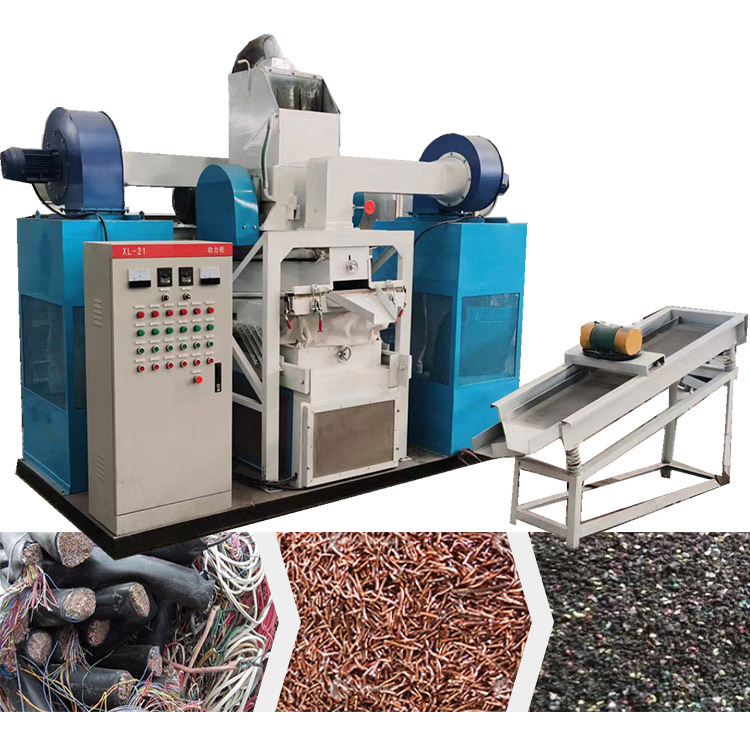 Automatic Scrap Wire Crusher Stripping Recycling