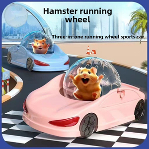 Coche de salida para hámster Golden Bear Running Ball <span class=keywords><strong>Hamster</strong></span> Toy Car Rolling Ball Running Wheel Running Car - Product Image 4