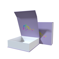 Caja de Regalo de Joyería Ecológica, Personalizada, Magnética, de Papel de Lujo, con Logotipo Impreso