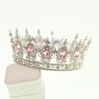 Nouvelles couronnes en strass tendance, diadèmes, décorations de gâteaux, diadème de mariée, couronne de cheveux de mariage, décoration de gâteaux