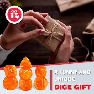 Jingyuan 7 יח 'קוביות עין דרקון קצה סט אבני חן סט סט של אבני חן עבור מבוכים ודרקונים dnd - Product Image 2