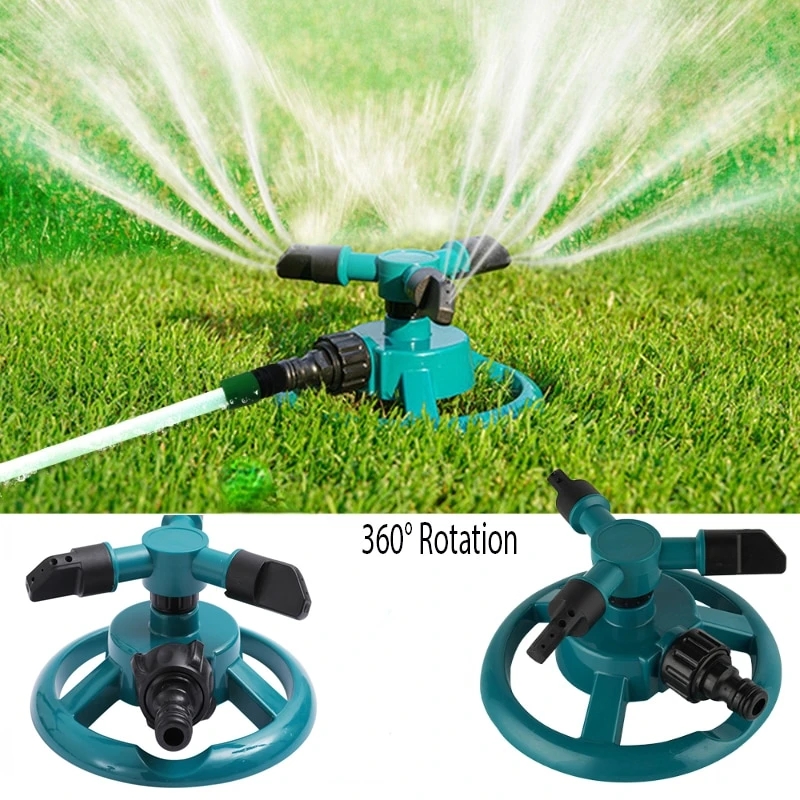 Ugello per irrigatore spruzzatore d'acqua rotante automatico a 360 gradi giardino prato irrigatore automatico irrigazione da giardino forniture per l'irrigazione