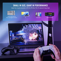 JYS 2025 Joystick y adaptador de controlador de juego compatible con PS5/PS4/NSW/PC/Android