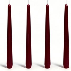 Bougies coniques brunes Oshine de 10 pouces, sans gouttes, sans fumée, non parfumées, à combustion longue durée, faites à la main, pour Halloween, Noël, cheminée, maison, fête - Product Image 1