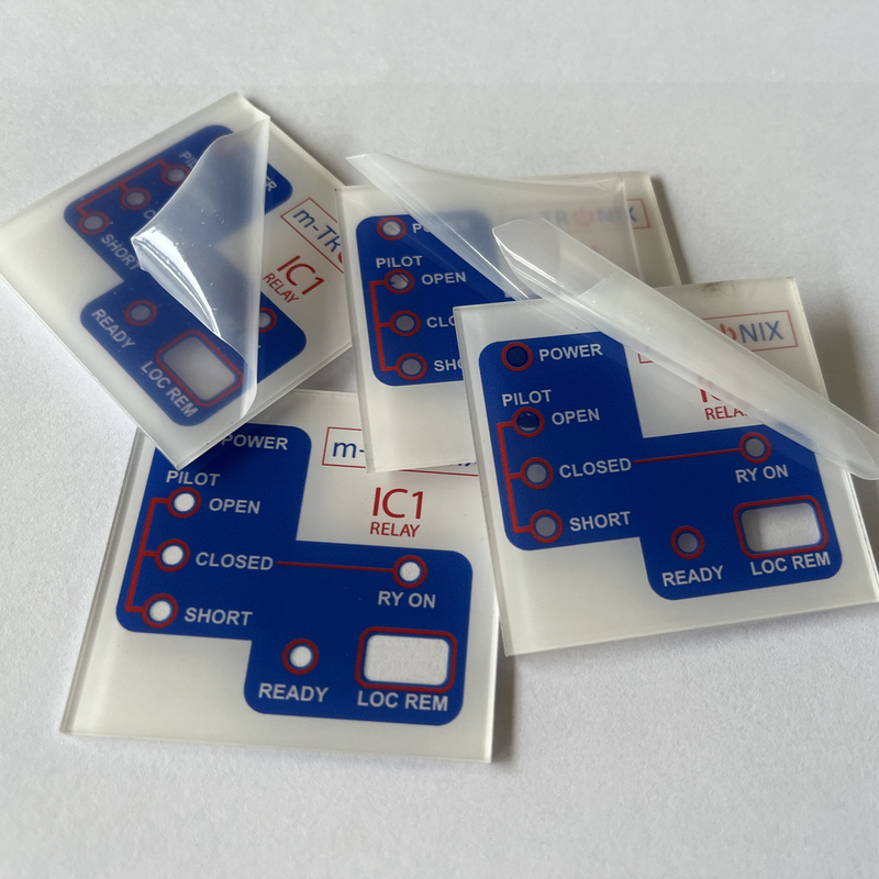 Custom Tactile Embossed PET PC PVC