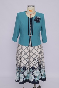 Ensemble 2 pièces de robes et tailleur noir pas cher pour femmes, grandes tailles, vêtements pour femmes - Product Image 5