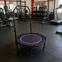 Trampoline de 40 pouces avec matériaux en polypropylène et PVC pour l'exercice à domicile et en extérieur - Équipement de fitness durable et écologique